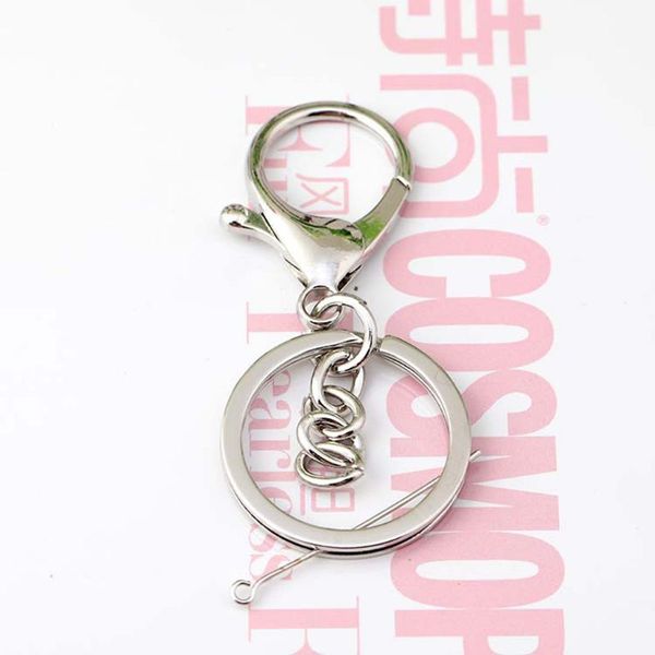 

20pcs metal snap hook lobster clasps lanyard keyrings keychain jewelry findings x4ya, Silver