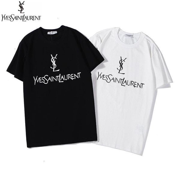 

2020 spring and summer new mens women t shirt cotton print t-shirts mens women 191128-8211*9109, Black;brown