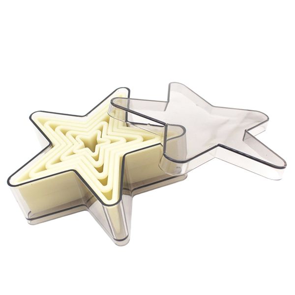 

star biscuit cutters set sugarcraft nylon moulds ,five or six-pointed star