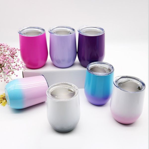 

12oz скорлупа кубок swig нержавеющей стали сохранение тепла евро американская пропаганда красного вина чашка кофе чашка рекламы обычай букве