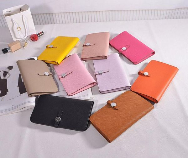 

611s 66s wallets brand designer women wallets luxury wristlet handbag bag lady purse passport id credit card holder artificial cowhide clutc, Red;black