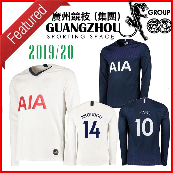 

19 20 pur kane tottenham away long leeve occer jer ey home ndombele man on nkoudou erik en 2019 dele jer ey football hirt third
