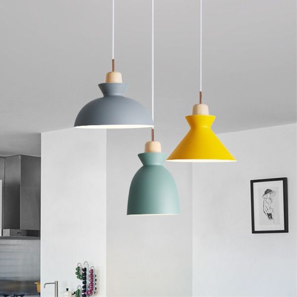 

modern macaron pendant light aluminum hanglamp living room dinning room pendant lamp kitchen light fixtures luminaire