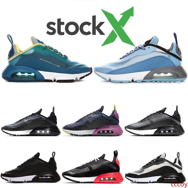 

stock x green light blue 2090 running shoes pure platinum oreo pn dust men women mens athletic trainer sports sneakers 36-45