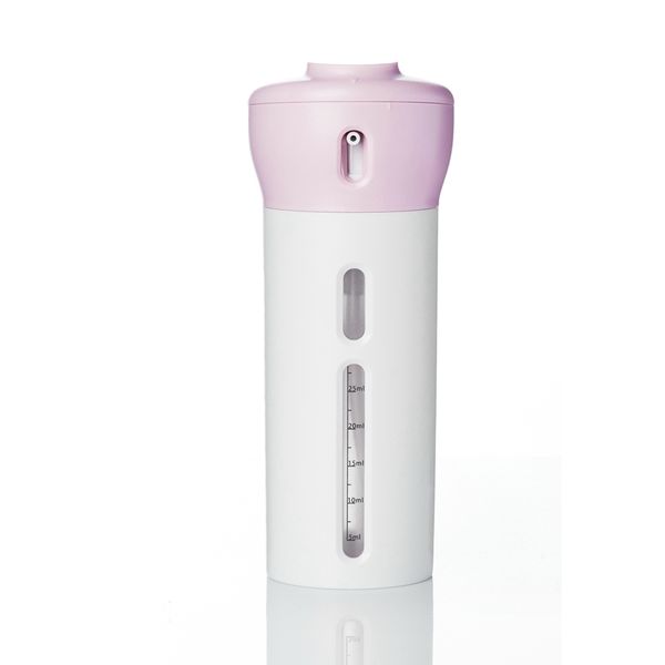 

travel bottles set 4-in-1 organized leak proof travel size toiletries refillable liquid/lotion/cream container kit