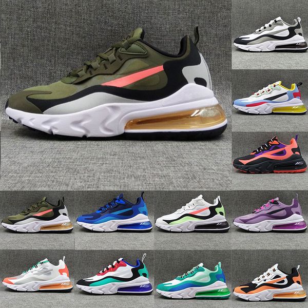 

2020 27c react v2 run in my feels running shoes bauhaus optical bleached coral mens trainers women purple grape sports sneakers