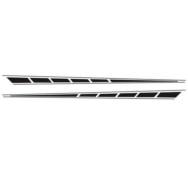 

new racing stripe car sticker plaid graphic body sticker 300*14cm
