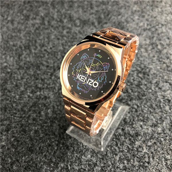 

Quartz brand Big Bang HOT automatic date fashion men and women of the steel belt movement quartz clock watch The tiger KE Nz dz