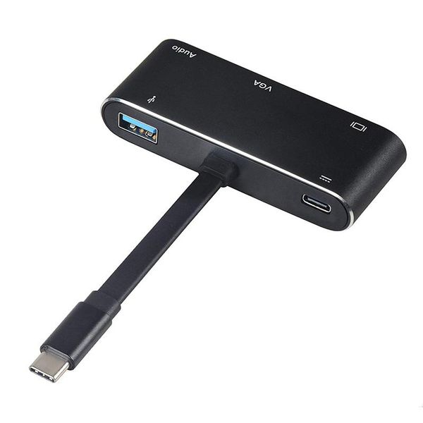 

4k type-c to hdmi/vga/audio/ adapter converter for lapmb nintend switch 5 in 1 usb c to hdmi adapter