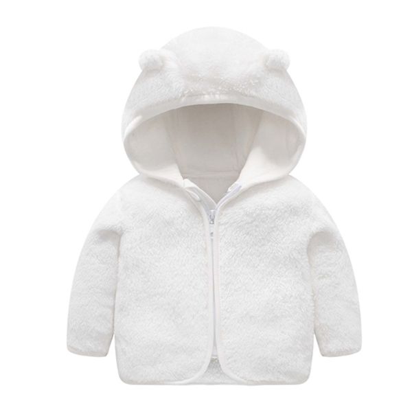 

toddler winter coats for kids gril boy cute ear zipper solid color thick hooded baby coat warm winter jacket for kids outwear, Blue;gray