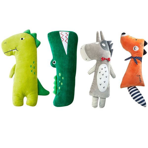 

cute baby cartoon car seat belt cover plush kids children pillow shoulder pads safety positioner padding waist cushion styling