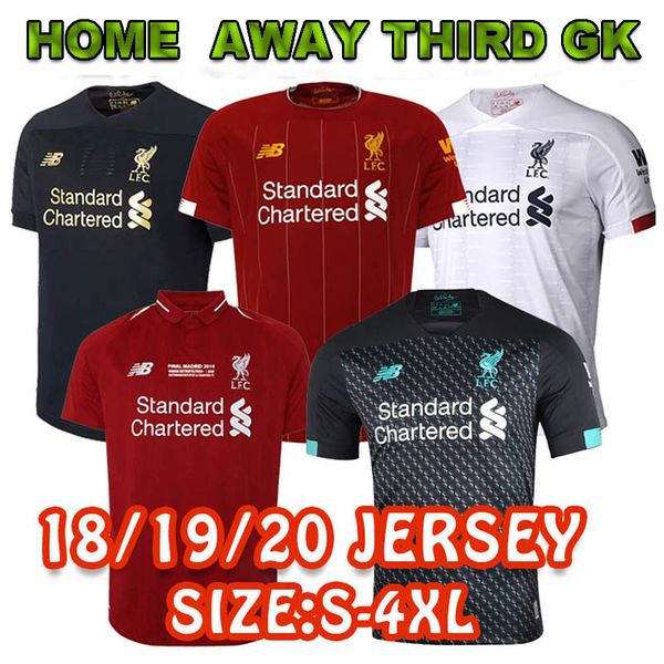 

2019 20 liverpool 4xl thailand quality lfc occer jer ey alah firmino keita virgil mane a becker wijnaldum home away third men hirt