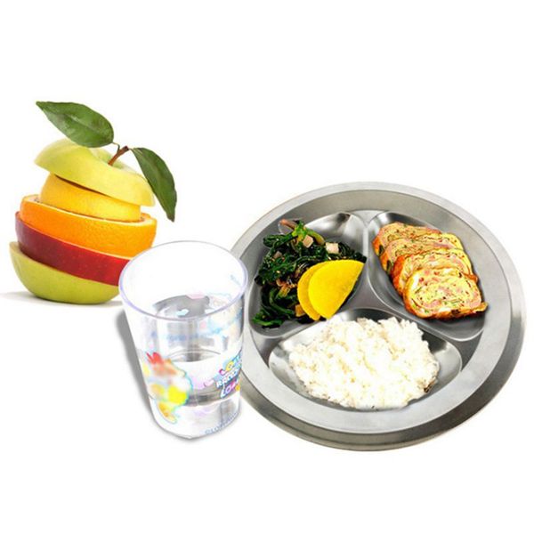 

открытая посуда 3/4 сетка круглых пластин открытого барбекю немагнитные отсеков lunch box кемпинг столовые приборы