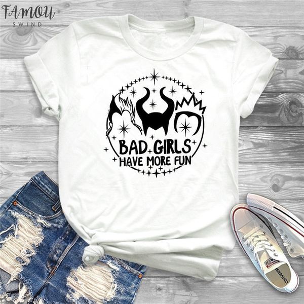 

women cool printed funny you cant sit with us t shirt villain shirt queen graphic tee shirt, White