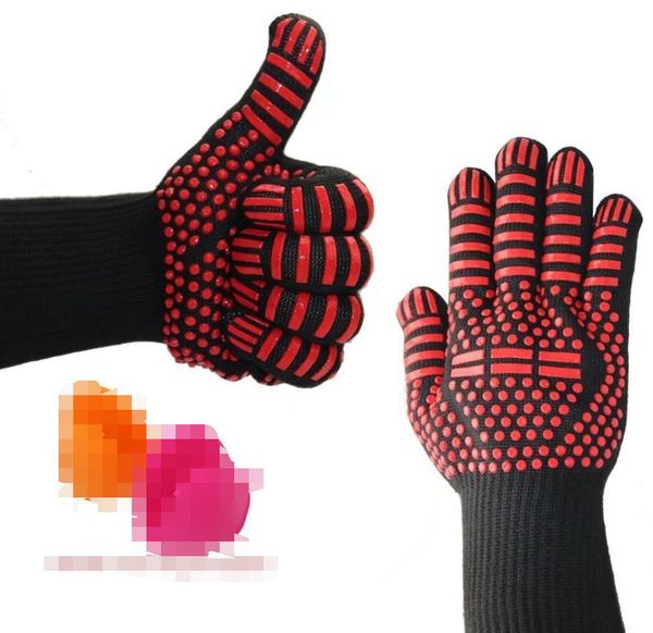 

500 celsius heat resistant gloves for oven bbq baking cooking mitts in insulated silicone bbq gloves kitchen tastry tools 11 styles choose