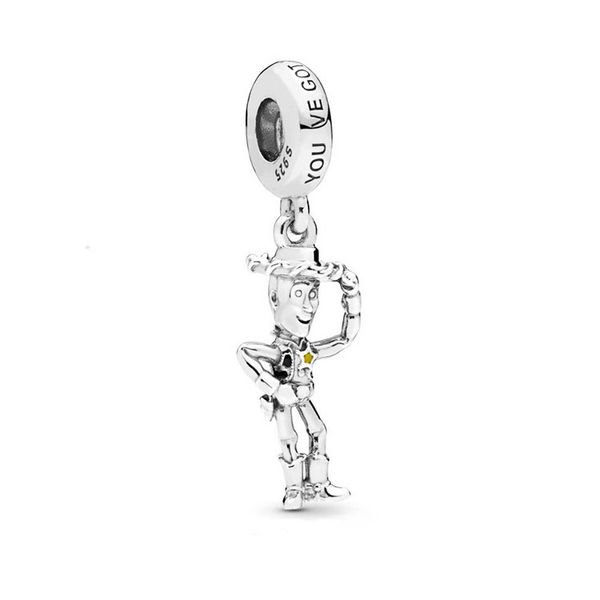 

100% Real 925 Sterling Silver Pixar Пан очарование BraceletNecklace для женщин Jewelry Making