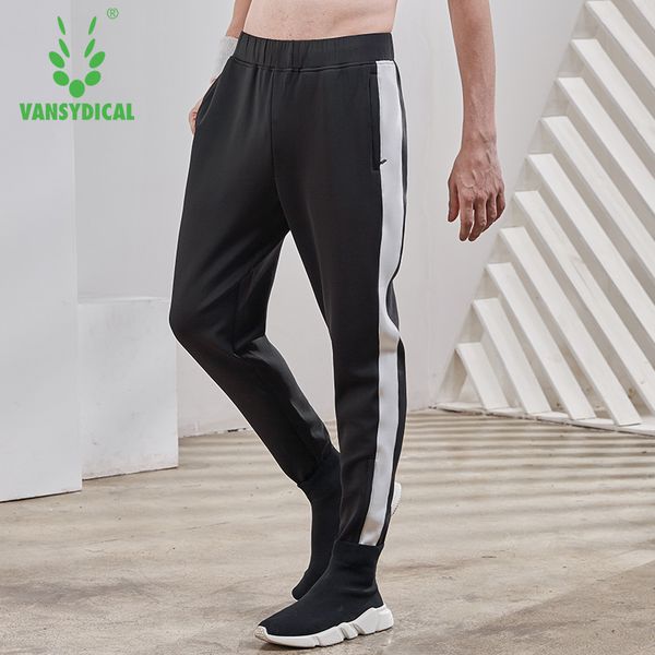 

2019 running new cotton sports men's fitness trousers, Black;blue