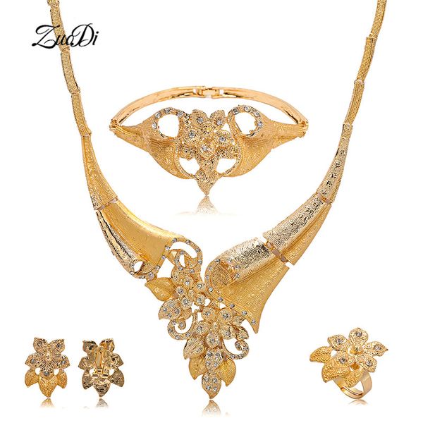 

zuodi 2020 fashion african bridal jewelry sets wholesale nigerian women wedding jewelry set dubai gold designer sets, Silver
