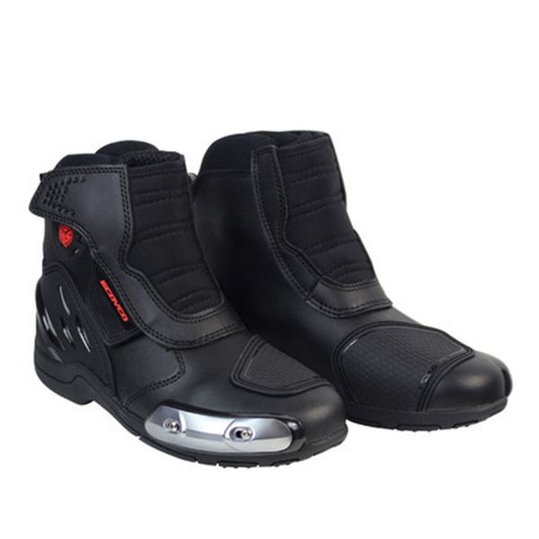 

men motorcycle boots genuine leather waterproof street moto racing boots motorbike chopper cruiser touring riding shoe