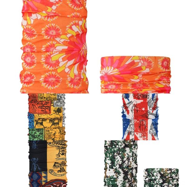 

z98g2 seamless face mask filter face bandana magic scarf headwrap balaclava sports headwear children kids masks with safety scarf, Black