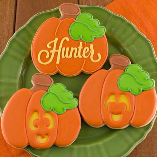 

keniao halloween pumpkin cookie cutters - 3 various size and shap - biscuit / fondant cutter - stainless steel