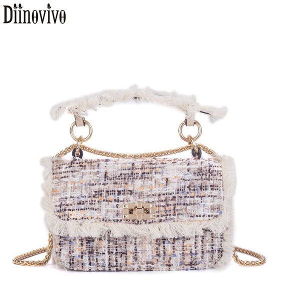 

diinovivo crossbody сумки женские сумки женские сумки посланника шерсть цепной dnv0759