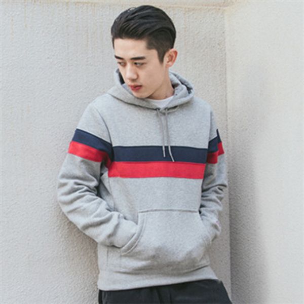 

sport brand designer mens women sweatshirt letter emborid hoodies pacthwork long sleeve drawstring pullover hiphop street ale b101167l, Black