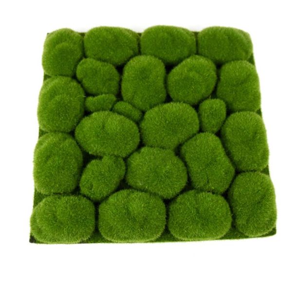 

29/50cm square artificial plant lawn home simulation plant background wall moss turf green sod interior window decoration