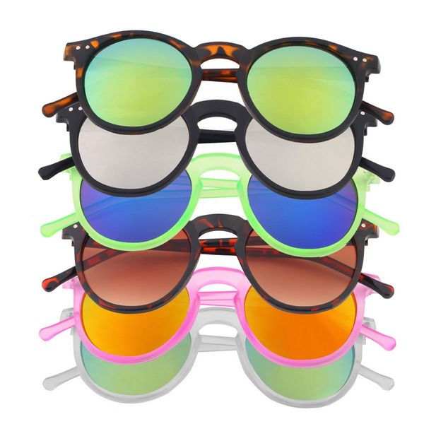 

children sunglasses vintage round sun glasses uv 400 children sunglass lunette de soleil girls boys, White;black