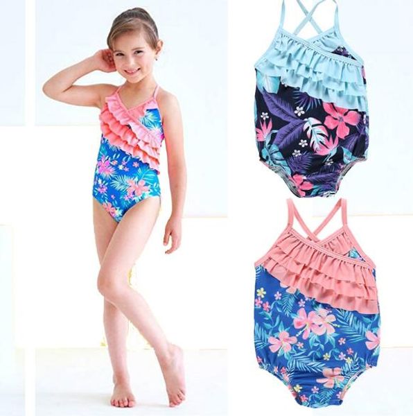 

новая модель малыш девочек купальник цельный18m-6t девочка классическая модель купальники детская одежда для плавания слинг купальный костюм, Black