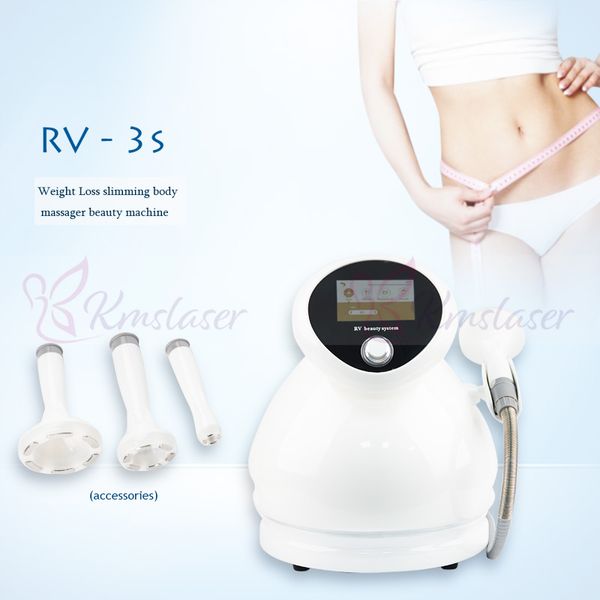 3 alças 80kpa rf radiofrequency máquina de emagrecimento vácuo foto luz vermelha azul pele rejuvenescimento face elevador de enruga de rugas spa spa salon usar