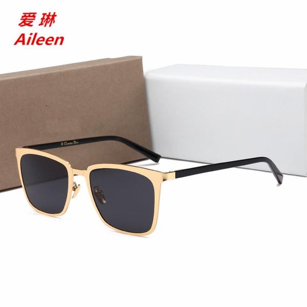 

2018 new fashion small frame sunglasses men and women sunglasses street shooting korean version of polarized glasses trend section 0803, White;black