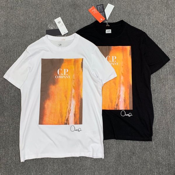 

20ss cp company mens designer t shirts capsule limited edition brand tshirt mens designer shirts luxurious cotton women t-shirt 55, White;black