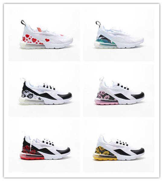 

2020 270s womans mens running shoes rose flower wave cushion yellow steelers kpu training shoes outdoor casual shoes sneakers