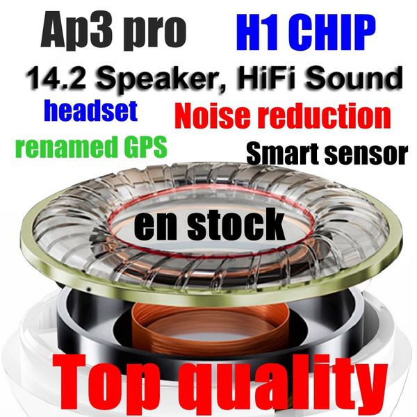 

2020 h1 chip generation 3 headphones rename gps bluetooth earphones sound quality with smart sensor pk ap2 w1 chip i500