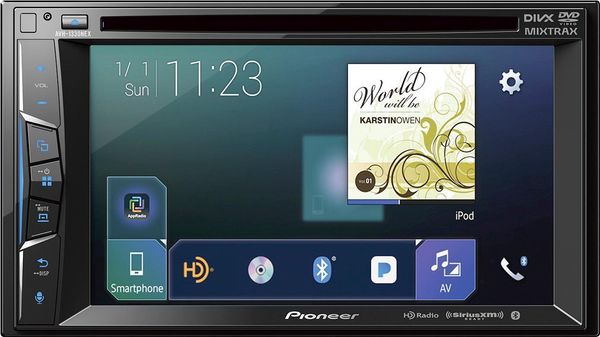 

Pioneer AVH-1330NEX DVD 6.2 " приемник Apple CarPlay Bluetooth стерео используется