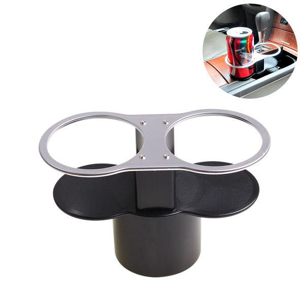 

car drink holder double holes cup bottle mount organizer auto supplies accessories jld