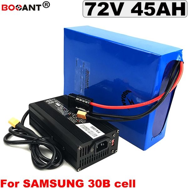

72v 45ah 50ah 60ah electric bicycle battery for original samsung 30b 18650 72v 45ah e-bike lithium battery 3000w 5000w 6000w
