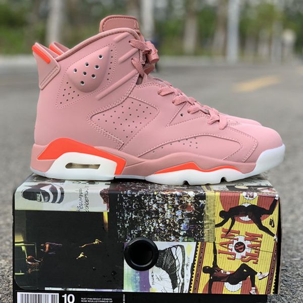 

new fashion aleali may x bright pink basketball shoes 6s designer sport sneakers popular trending shoes for men womens trainers shoes