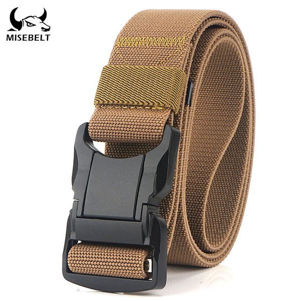 

waist support 2021 black aluminum sports belt quick release buckle soft true nylon army tactical fishing 125cm accessories, Black;gray