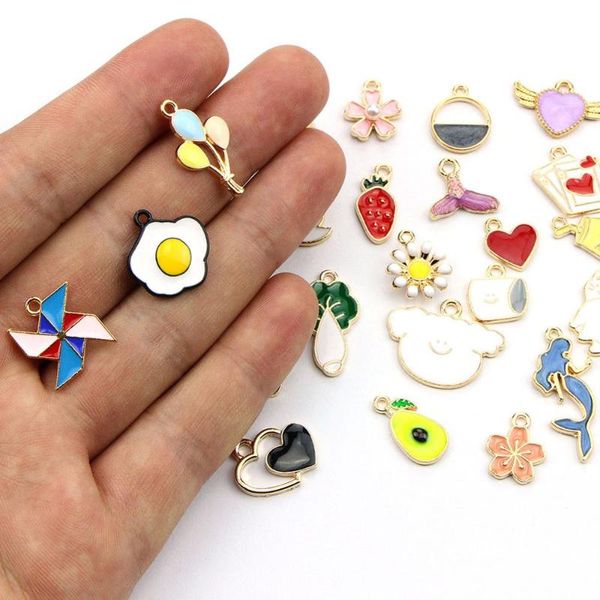 

15pcs/комплект раковины starfish оболочки волос браслет ожерелье шарм diy подвески 30 шт./комплект смешанный цветы из воздушных шаров делая, Bronze;silver