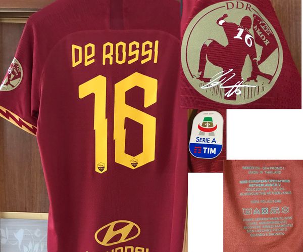 

2019 матч носить плеер выпуск прощальный де росси футбол патч бейдж