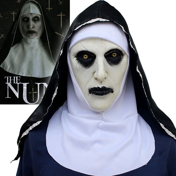 

The factory whole ale deluxe the nun latex ma k halloween co play co tume latex ma k