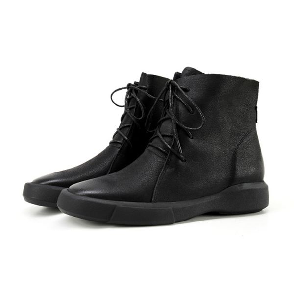 

2019 luxury designer womens shoes martins boots winter boot new leather casual shoes female designal sneakers new arrival factory price hot, Black