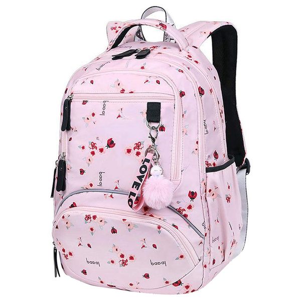 

large school bag cute student school backpack printed waterproof backpack primary book bags for teenage girls kids cherry