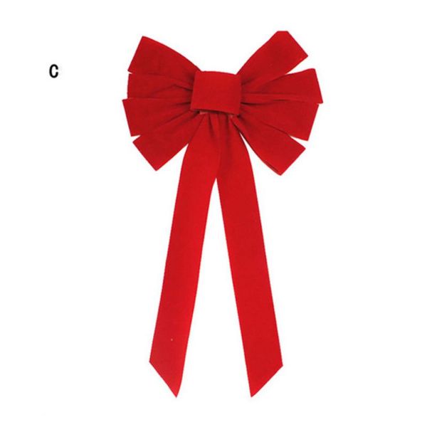 

red velvet cloth christmas bow holiday party wedding decorative bows multisize