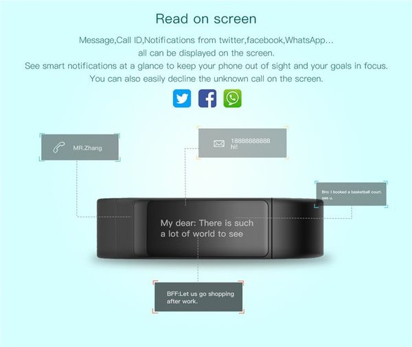 

new i5 plus bluetooth smart sports bracelet wireless fitness pedometer activity tracker with steps counter sleep monitoring calories track