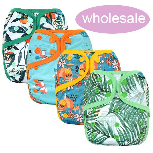 

13pcs / серия onesize подгузник крышка оптом, специальные печатные издания, водонепроницаемые и дышащие, припадки 3-15kg
