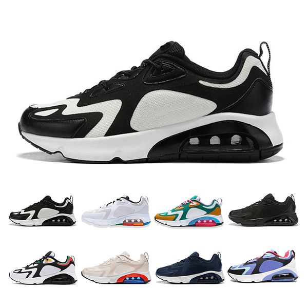 

2019 running shoes for men women muiltycolor white black 200 sports sneakers breathe mens trainers size 36-46