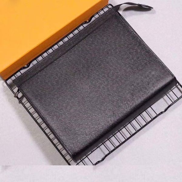 

оптовые марки мужские кошельки кожаные конверт cutch bag черный роскошный дизайнер кошелек для мужчин и женщин сумки, Black;red